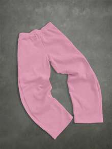 Manfinity EMRG Men's Casual Floral Print Sweatpants - Pink - View 5