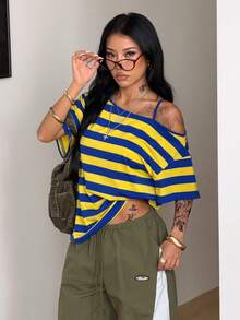 Coolane 女款秋冬街頭風休閒 Y2K 可愛基礎日常穿著 圖案波點彈性白色胸衣 V 領無袖背心上衣 - 彩色 - 查看 4