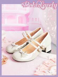 White double strap