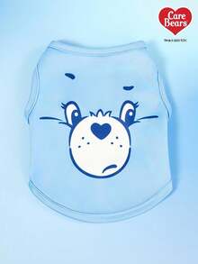 Care Bears X PETSIN 1件可愛心形熊卡通印花寵物背心，透氣親膚，讓您的貓或狗保持涼爽舒適，適合日常穿著或玩耍，給您毛茸茸好友的可愛小套裝 - 彩色 - 查看 21