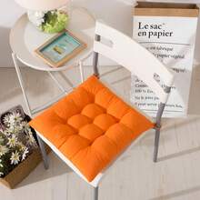 1pc Soft Breathable Modern Square Chair Cushions - All Season Multi-Purpose Seat Pads - Machine Washable Comfortable For Home, Office And Dining Furniture - Fashionable Style, Easy Clean Surface - multicolor - View 4