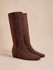 Rosivie Women's Mid-Calf Boots - Dark brown velvet - View 3