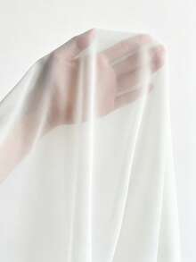 Selianne 3pcs Women's Mesh Front Opening Long Sleeve Set - White - View 6