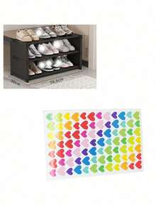 Simple Shoe Rack For Home, Space-Saving Storage Narrow Shoe Cabinet, Multi-Functional Dust-Proof Shoe Cabinet With Wheels, Multi-Layer Dormitory Shoe Cabinet - Multicolor - View 15