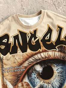 Kids Tween Boy Crew Neck T-Shirt And Flare Pants Casual 2-Piece Set, Suitable For Summer, Classic Cool Street Graphic Print, Y2K Pattern - Multicolor - View 6