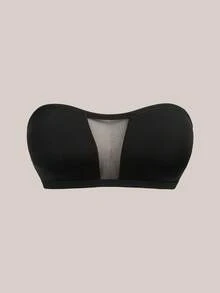 Barelissa 3件組無肩帶內衣 女款網布拼接抹胸內衣 - 彩色 - 查看 5
