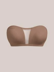 Barelissa 3件組 女款無肩帶胸罩 網布拼接式抹胸內衣 - 彩色 - 查看 5