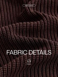 Lornavo Men's Knight Pattern Casual Versatile Daily Wear Cardigan Office Corporate Dark Brown Autumn - Coffee Brown - View 4