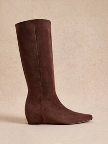 Rosivie Women's Mid-Calf Boots - Dark brown velvet - View 2
