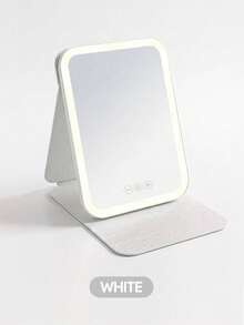 JMMO Portable Foldable LED Makeup Mirror, Dimmable Light Travel Cosmetic Mirror With PU Leather Cover, Back To School Essential - Multicolor - View 6