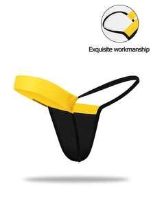 Spicy Aura 1pc Men's Sexy Underwear - Black - View 2