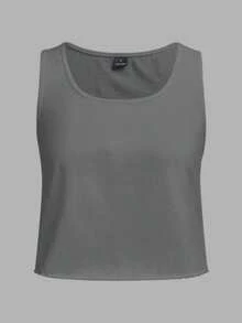 SHEIN EZwear 2件組 95%棉 U領女款背心上衣 - 彩色 - 查看 6