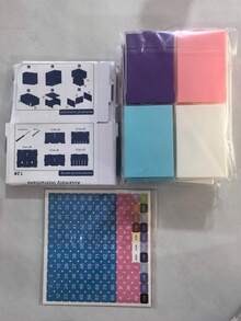 1件新式鑽石畫收納架附抽屜，翻蓋式鑽石篩盤組合套裝，手工DIY鑽石點鑽珠收納工具盒 - 多色 - 查看 12