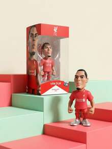 Minix Collectible Figurines 2026 World Cup Gift Minix Van Dijk Figure Liverpool PVC Collectible Netherlands Soccer Star Great For Football Fans & Memorabilia - Red - View 1