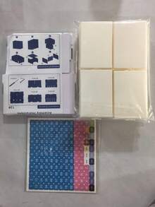 1件新式鑽石畫收納架附抽屜，翻蓋式鑽石篩盤組合套裝，手工DIY鑽石點鑽珠收納工具盒 - 多色 - 查看 9