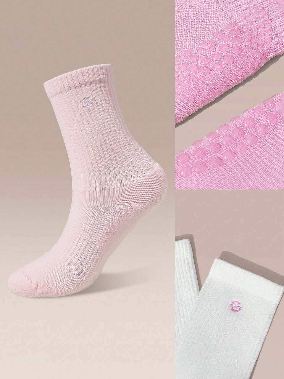 Make A Move Grip Scrunch Crew Socks