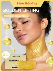 SLOWSUNDAY™ Collagen Neck Mask - Golden - View 1