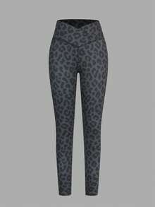 SHEIN Velisys 2 Buah Legging Olahraga Wanita - MultiWarna - View 9