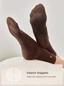 GLOWMODE 3 Pairs Make A Move Grip Scrunch Crew Socks - Multicolor - View 6