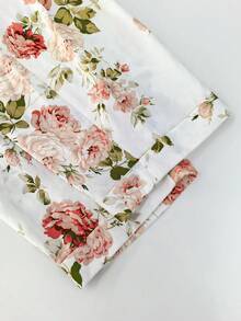 Linhara CURVE Versatile Premium Floral Print Plus Size Women's Pocket Trousers - Multicolor - View 4