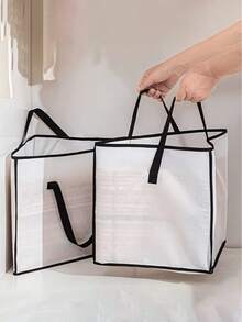 Haus Hana Triangle Hanger Storage Bag Closet Organizer For Corner Space Saving Clothes Holder Rack Pouch Dustproof Wardrobe Travel Portable Hanging Shelf Unit Foldable Tidy Up Daily Use Multi Purpose Containers - Multicolor - View 6