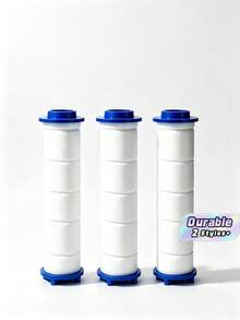 10/30 Shower Head Filter Cartridges – PP Spa Cotton Filter – Shower Water Purification – Bathroom Accessories – Rectangular Shape – Made Of Spa Cotton – Complete Set - Shower Filter - View 1