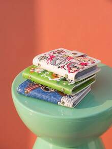 Joivida 1PC Mini Card Organizer, Lovely Credential Pouch With Multiple Slots Big Storage, Smooth PU Leather, Hand Drawn Animal Cartoon Print, Anti Demagnet Feature, Well-Liked Daily Essential, Ideal For Travel Study Work, Nice Festival Present - Multicolor - View 6