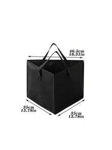 Haus Hana Triangle Storage Bag Clothes Hanger Organizer Holder Space Saving Hanging Pants Rack Tidy Multi Purpose Home Closet Use Foldable Breathable Nonwoven Fabric Portable Wardrobe Accessory - Multicolor - View 7