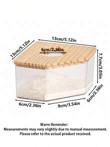 Hamster Sand Bath Shower Box Sauna Room Acrylic Digging Sand Container For Small Animals - Clear - View 2