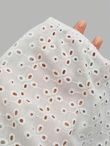 Fairmaia 德式傳統女款百褶鏤空刺繡休閒Dirndl上衣，白色夏季款，適合慕尼黑啤酒節派對與婚禮賓客穿著 - 白色 - 查看 3