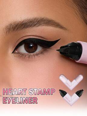 SHEGLAM Insta-Wing Heart Stamp Eyeliner Brand Beauty Cosmetic Makeup For Women And Girls