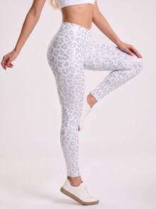 SHEIN Velisys 2 Buah Legging Olahraga Wanita - MultiWarna - View 6
