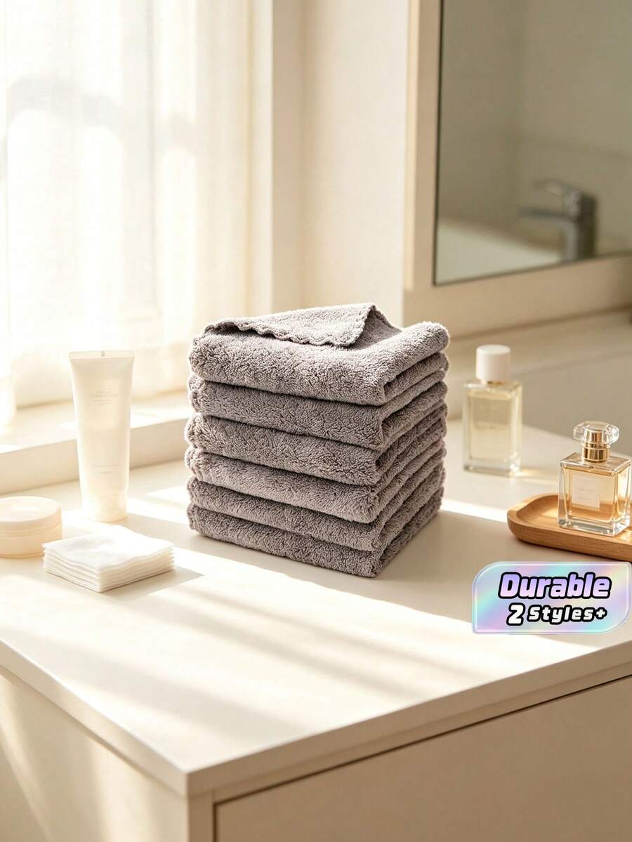 Face Towels Suitable For Daily Family Use - Dark Grey - View 1