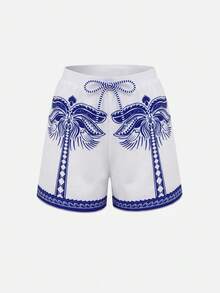 Swim Oasis 26SS 春夏度假風 魚紋波希米亞風 一件式泳衣附短褲 2件套 - 彩色 - 查看 3