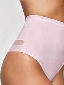 SHAPORA Women's Solid Color Casual Daily Wear Shaping Triangle Panties - Baby Pink - View 6