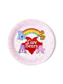 SHEIN X Care Bears Gelas Kertas Sekali Pakai, Piring Kertas, 10 Buah Masing-masing - MultiWarna - View 3