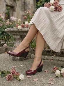Women Heeled Sandals - Redwood - View 4