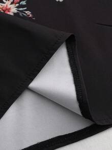 SHEIN 2026秋冬萬聖節聖誕節返校日外出優雅休閒正式商務鄉村復古花卉假期穿搭上衣 - 彩色 - 查看 8