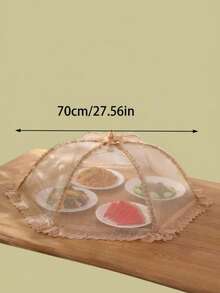 Zazumi 1 Piece Foldable Food Cover Umbrella, Dustproof, Anti-Pollution, Fly & Mosquito Repellent - Multicolor - View 10