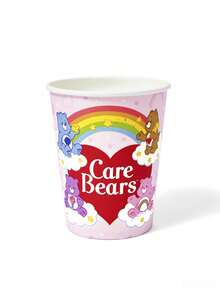 SHEIN X Care Bears Gelas Kertas Sekali Pakai, Piring Kertas, 10 Buah Masing-masing - MultiWarna - View 4