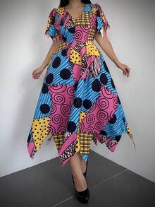 Plus Size Cosplay Clothing - Multicolor - View 3