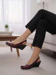 Women Heeled Sandals - Redwood - View 1
