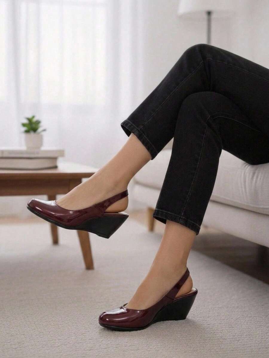 Women Heeled Sandals - Redwood - View 1