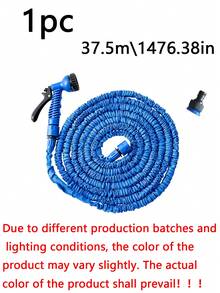 Retractable Garden Hose, Durable Waterproof Hose, Magic Garden Water Pipe With Triple Retractable Function, Equipped With Spray Gun And Seven Function Adjustment Devices - Blue - View 8