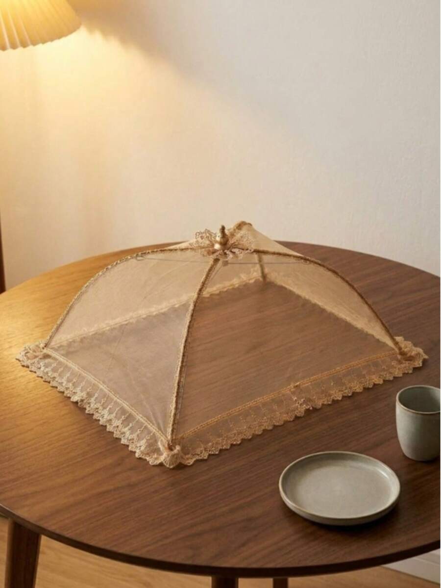 Zazumi 1 Piece Foldable Food Cover Umbrella, Dustproof, Anti-Pollution, Fly & Mosquito Repellent - Multicolor - View 1