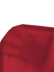Manfinity Mode Men's Fashion Casual Long Sleeve Shirt Men's Stand-Up Collar Solid Color Button Long Sleeve Shirt, - Red - View 9