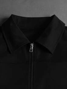 PAVTROS Chaqueta de trabajo versátil con tachuelas para hombre - Negro - Ver 3