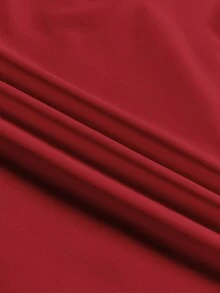 IslaSuriya 女士字母印花休闲修身不对称肩部T恤 - 黑色 - 查看 3