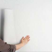 1 Roll Of Putty White Wallpaper, Made Of PVC Waterproof And Moisture-Proof Material That Closely Matches Wall Colors, Ideal For Wall Renovation And Decoration In Living Rooms And Bedrooms - multicolor - View 11