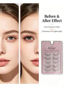 5 Pairs Japanese Manga Style False Eyelashes, Spiky Anime Lashes With Clear Thin Band, Naturally Curved Tips For Cute Dolly Eye Look, Eyelash Set For Beginners, Daily Makeup & Cosplay Anime Looks - View 4
